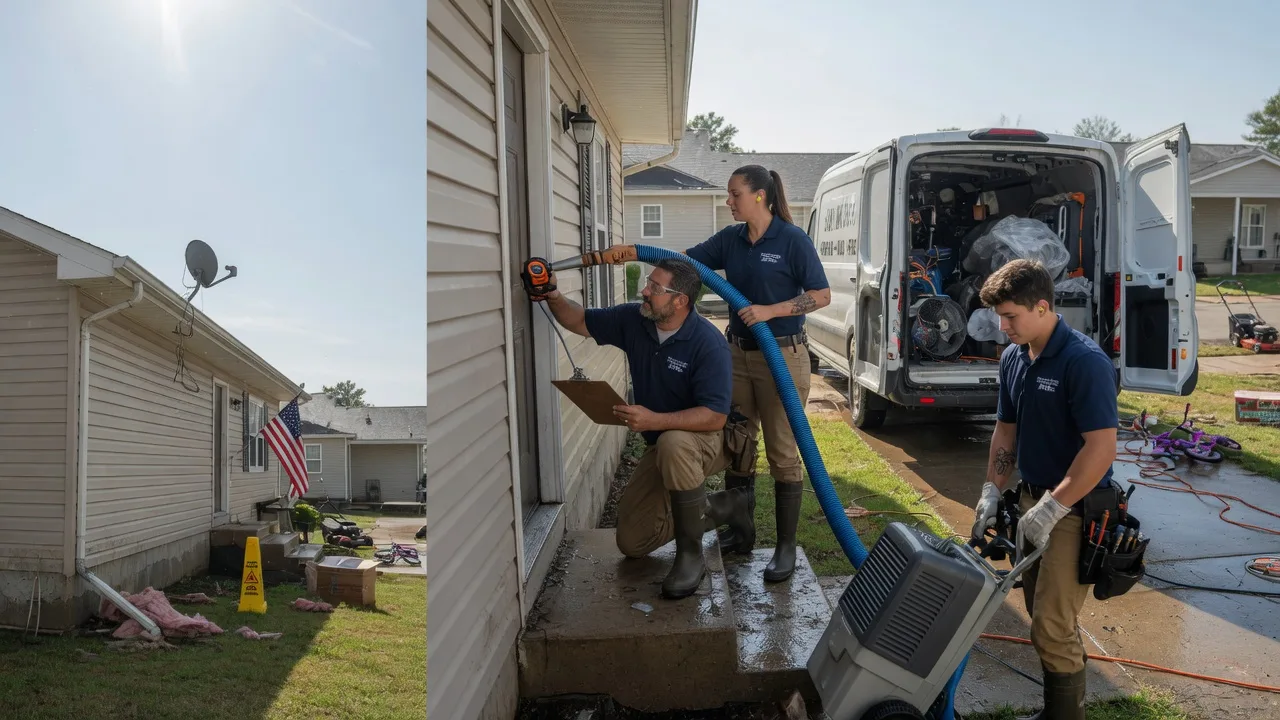 Ceiling Water Damage Restoration in Pratt, KS near me